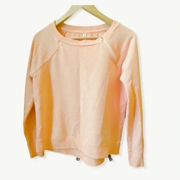 GAP Tops - Gap Fit Womens Long Sleeves Loungewear Soft Peach Bohemian Sweatshirt SZ XS